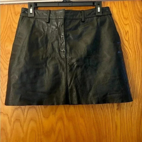 Wilson Leather Maxima Raw Hem Mini Skirt - Picture 10 of 11